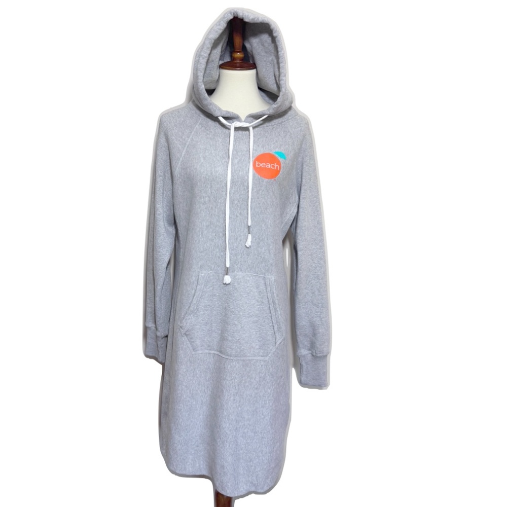 Orange Beach Alabama Gray Hoodie Sweatshirt Dress Size XL - Picture 4 of 12
